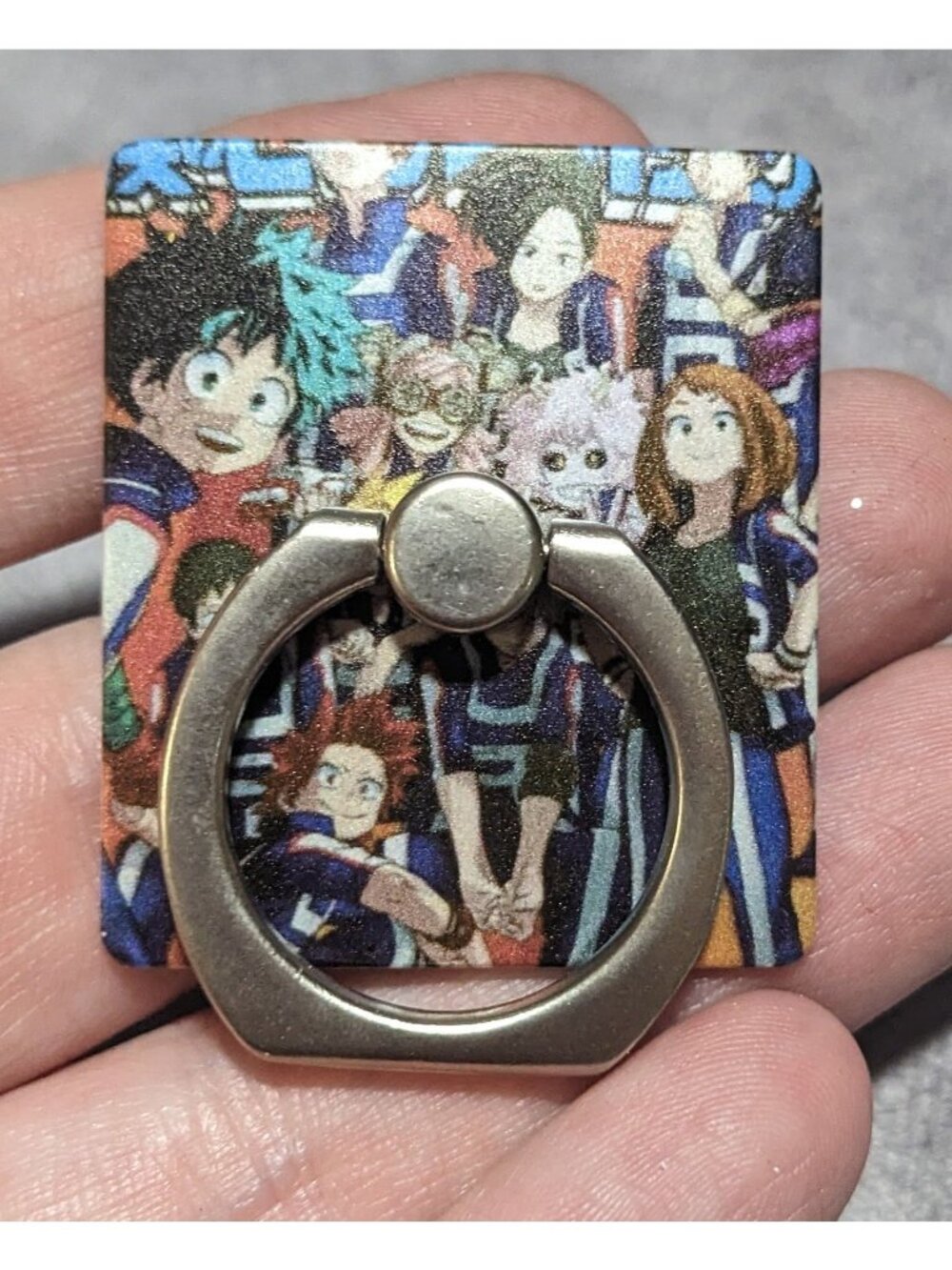 Anime Y2K My Hero Academia Character Phone Grip Ring Holder